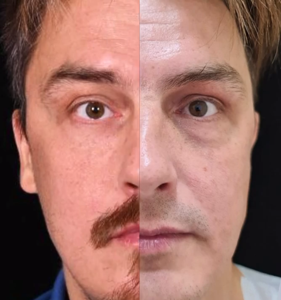 Липофилинг средней зоны лица, липофилинг нижних век в сочетании с трансконъюктивальной блефаропластикой. Имеются противопоказания, требуется консультация специалистов