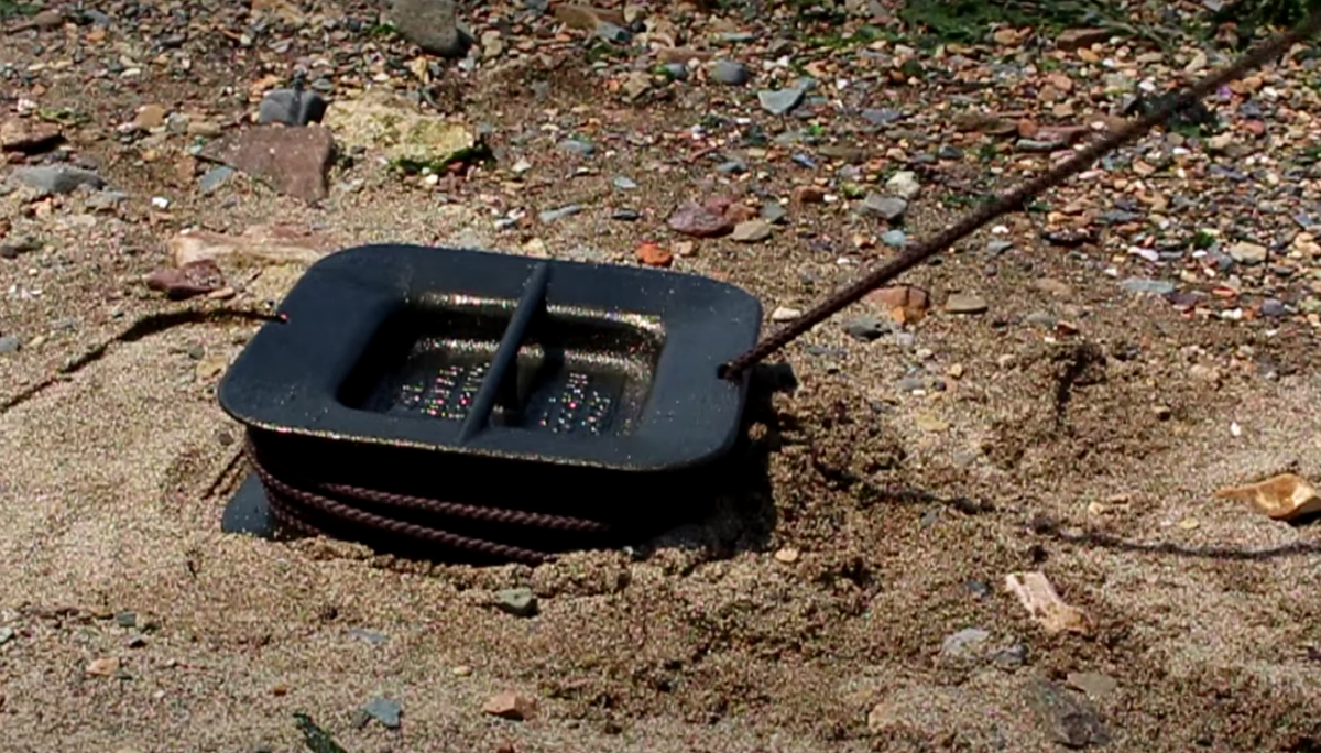 Якорь "Присоска" в действии