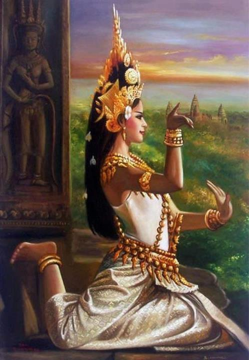 Апсара, божественная танцовщица