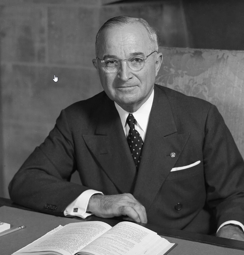 Гарри Трумен, президент США в 1945-1953 гг