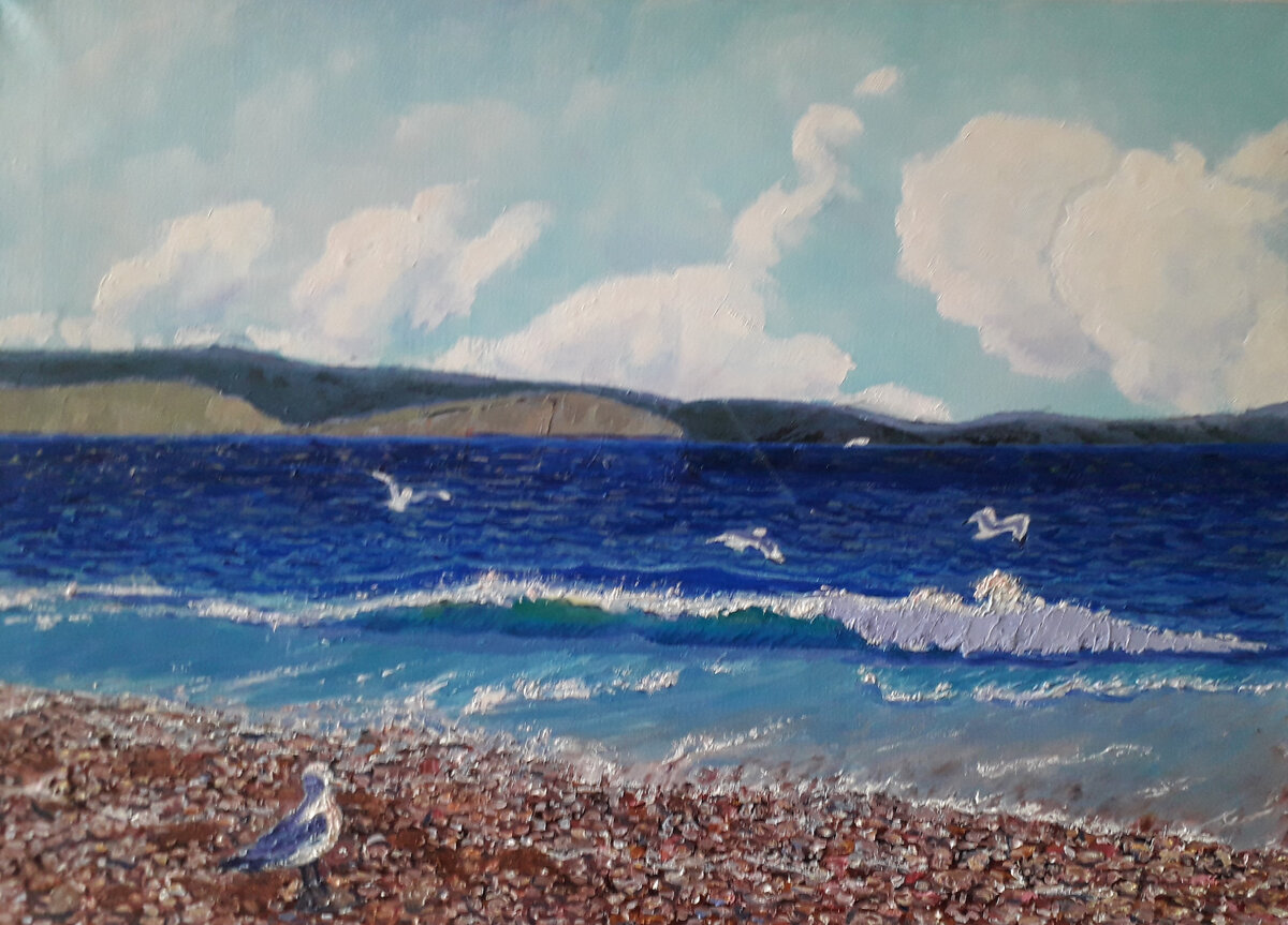 Байкальские мотивы, Марина Попова, Иркутск, холст, масло