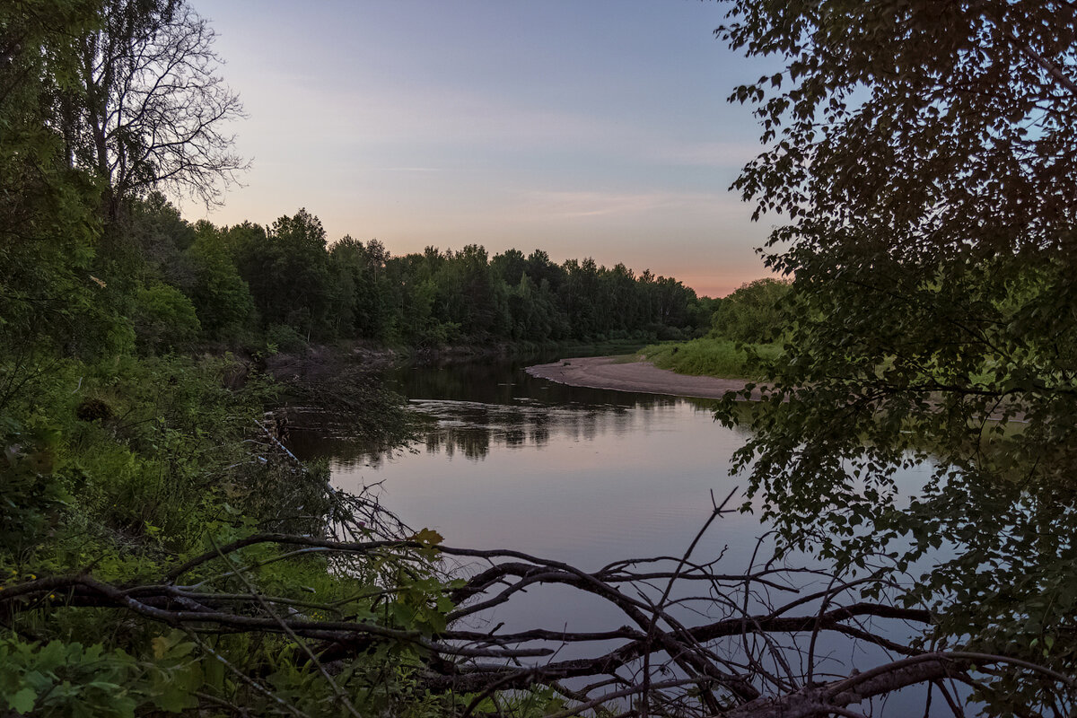 река Нея недалеко от деревни Климитино Макарьевского района