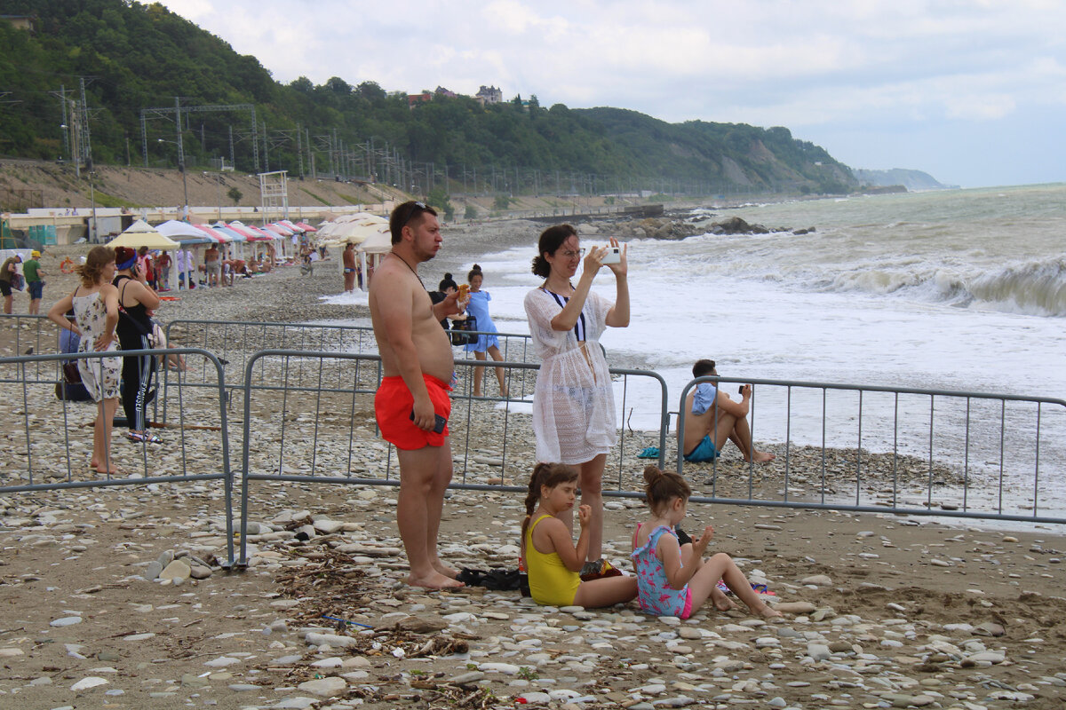 попали в шторм. Туапсе 