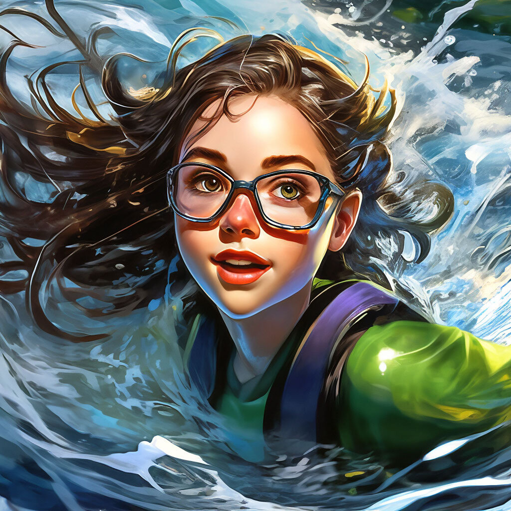 Леночкин сон. Нейросеть Шедеврум.