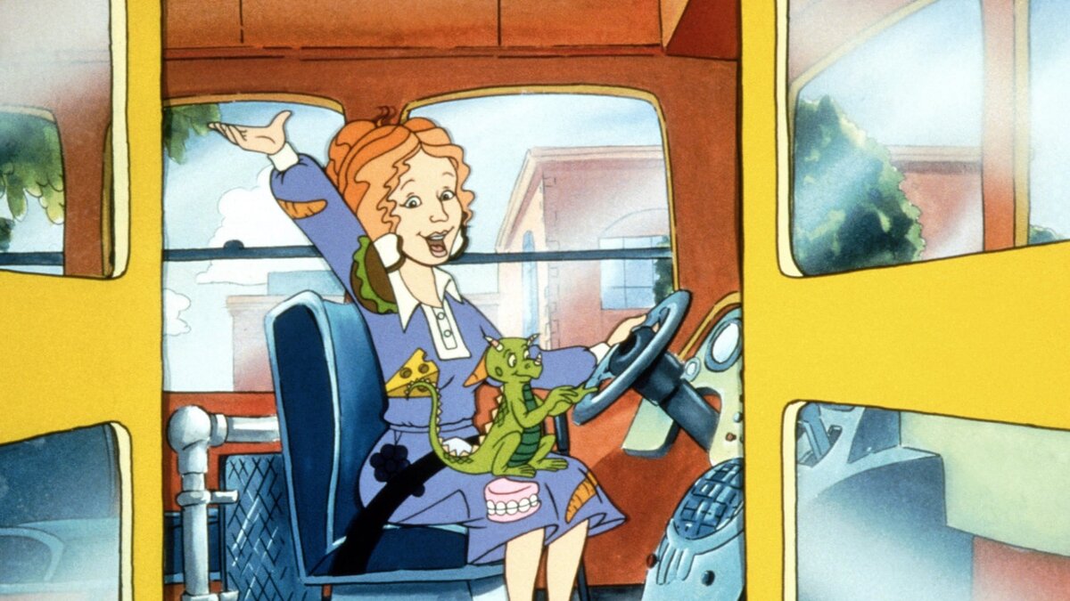 Кадр из сериала «Волшебный школьный автобус»