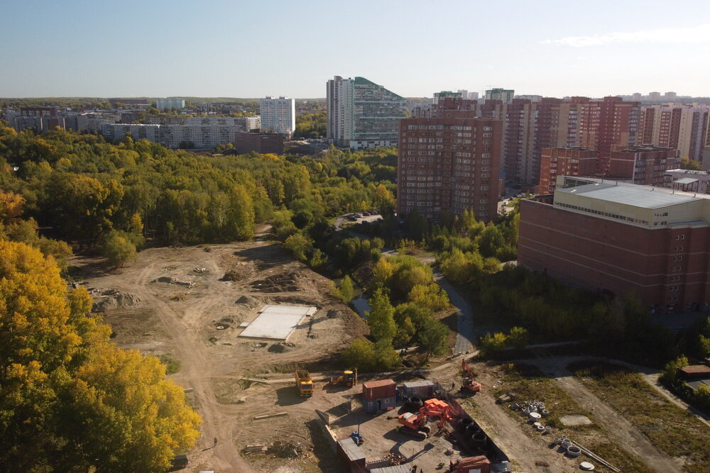 Парк в пойме реки каменка новосибирск проект