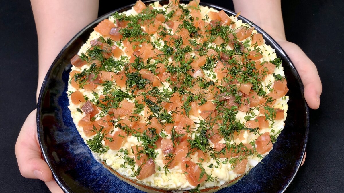 Слоеный салат с семгой и рисом - пошаговый рецепт с фото на gkhyarovoe.ru
