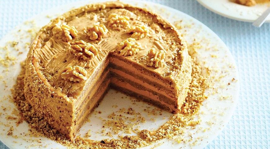 торт с вареной сгущенкой без масла