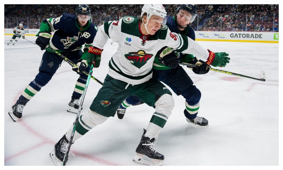    Капризов не смог набрать очков в матче с «Ванкувером». Фото: Reuters