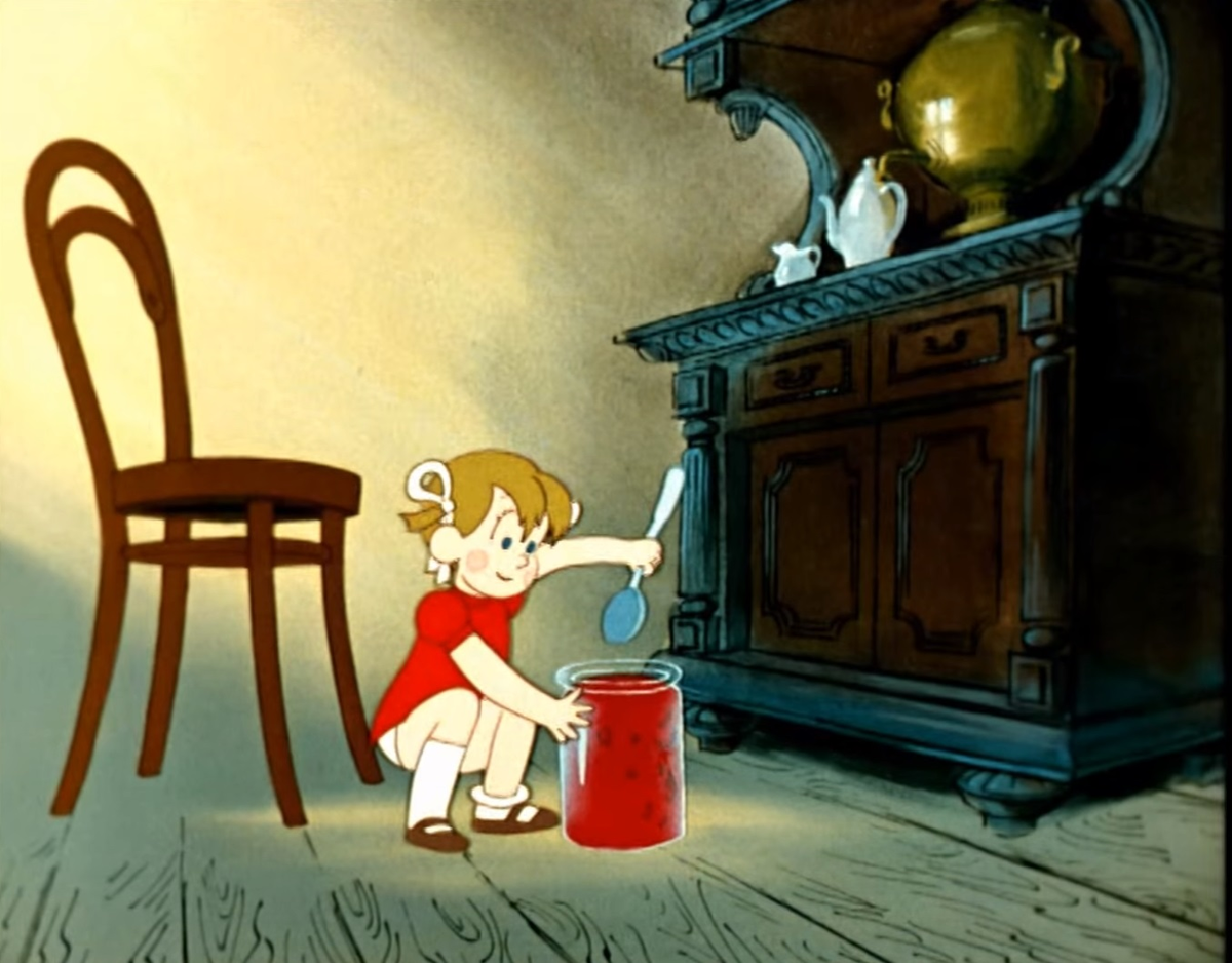 Кадр из фильма "Маша и волшебное варенье" взят для иллюстрации из Яндекс Картинки.  