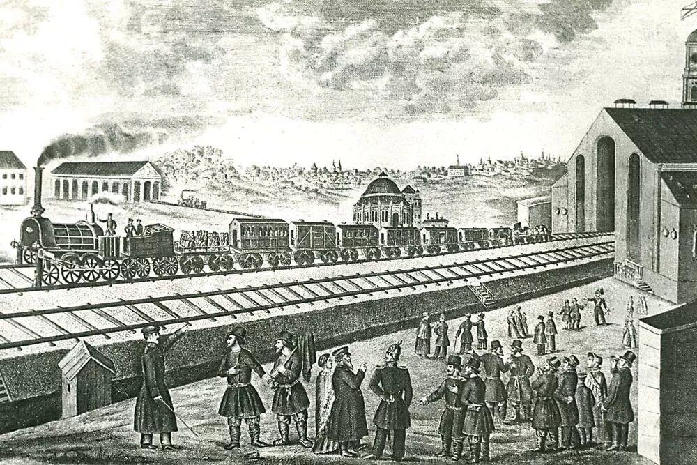 Николаевская железная дорога 1851 карта