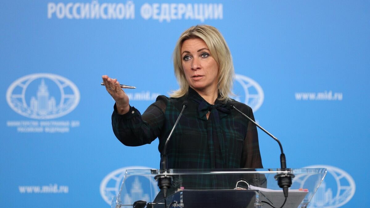    Официальный представитель Министерства иностранных дел России Мария Захарова во время брифинга© РИА Новости / МИД РФ