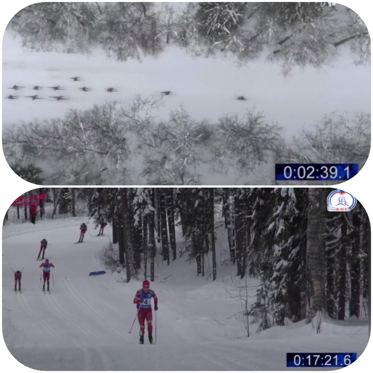 Непряева убегает 