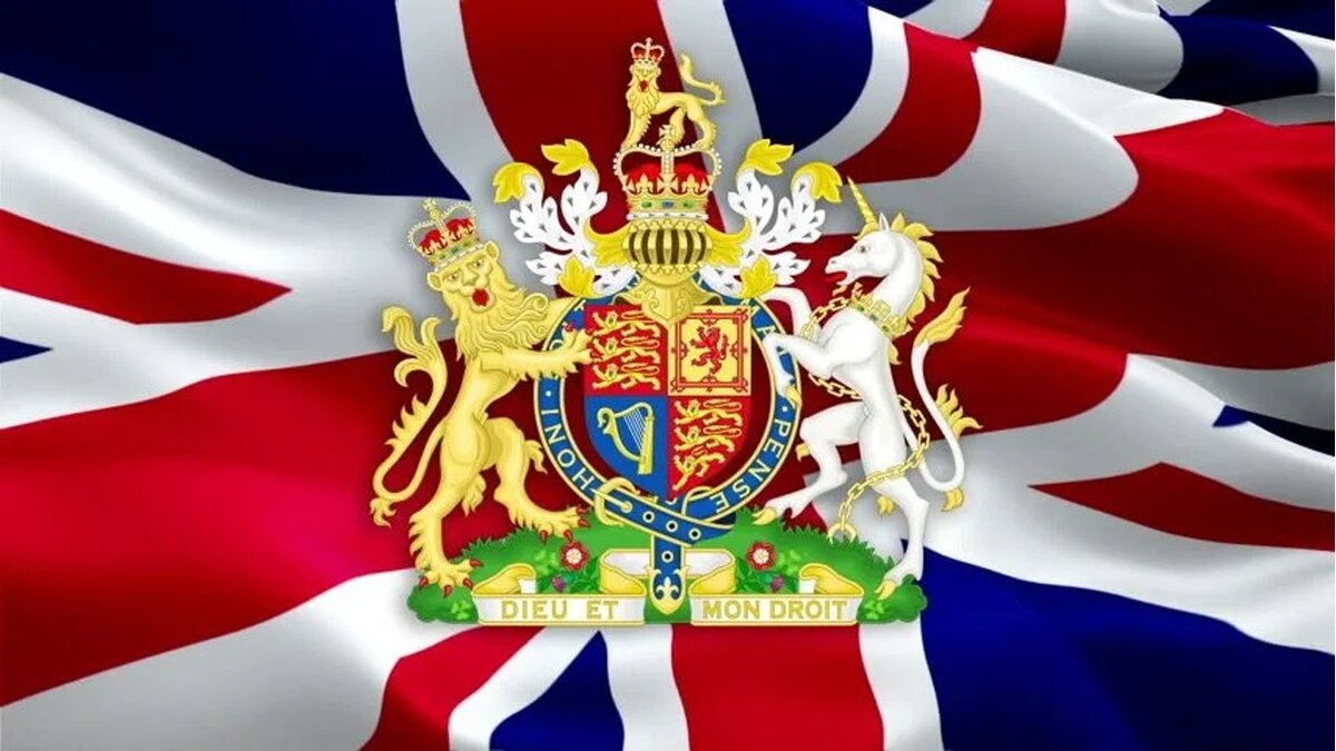 Флаг и герб англии фото
