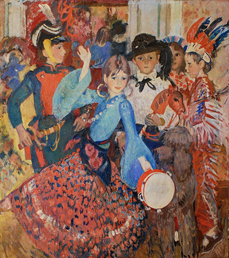 Автор Ольга Богаевская. Источник: https://enotnavolge.ru/painters/olga-borisovna-bogaevskaa-09111915-30112000-biografia-hudoznika-izvestnye-proizvedenia-vystavki.html
