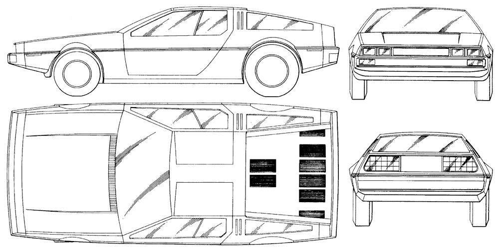 Delorean dmc 12 схема