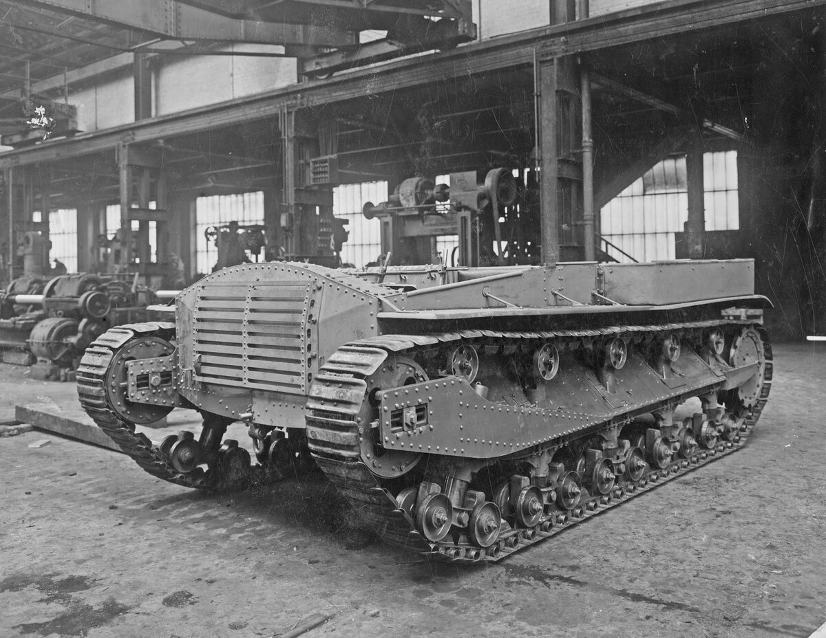 18-pdr Transporter, прародитель Medium Tank Mk.I.