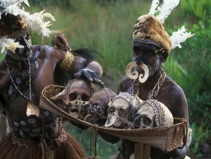 Современный культ черепов предков, объясняющий диспропорцию в 85% эректусных останков.