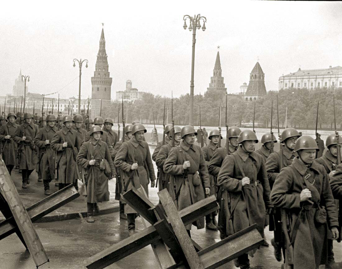 Москва. Снимок времён Великой Отечественной войны