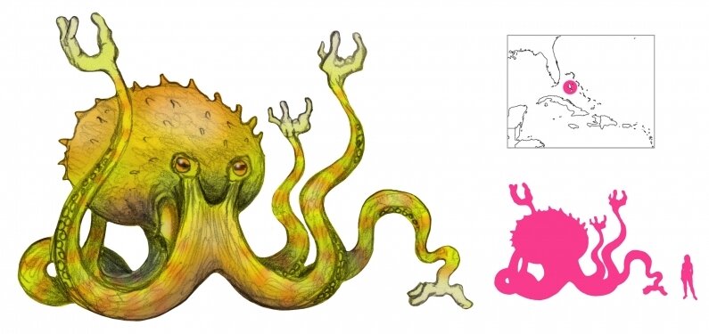 Луска. Иллюстрация с сайта "A Book of Creatures"