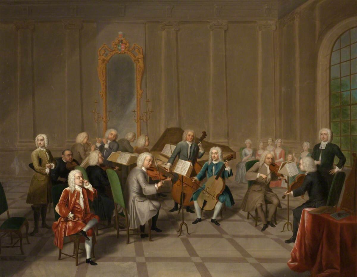 Джон Теодор Хейнц-старший “a Music Party at Melton Constable”, 1734 год