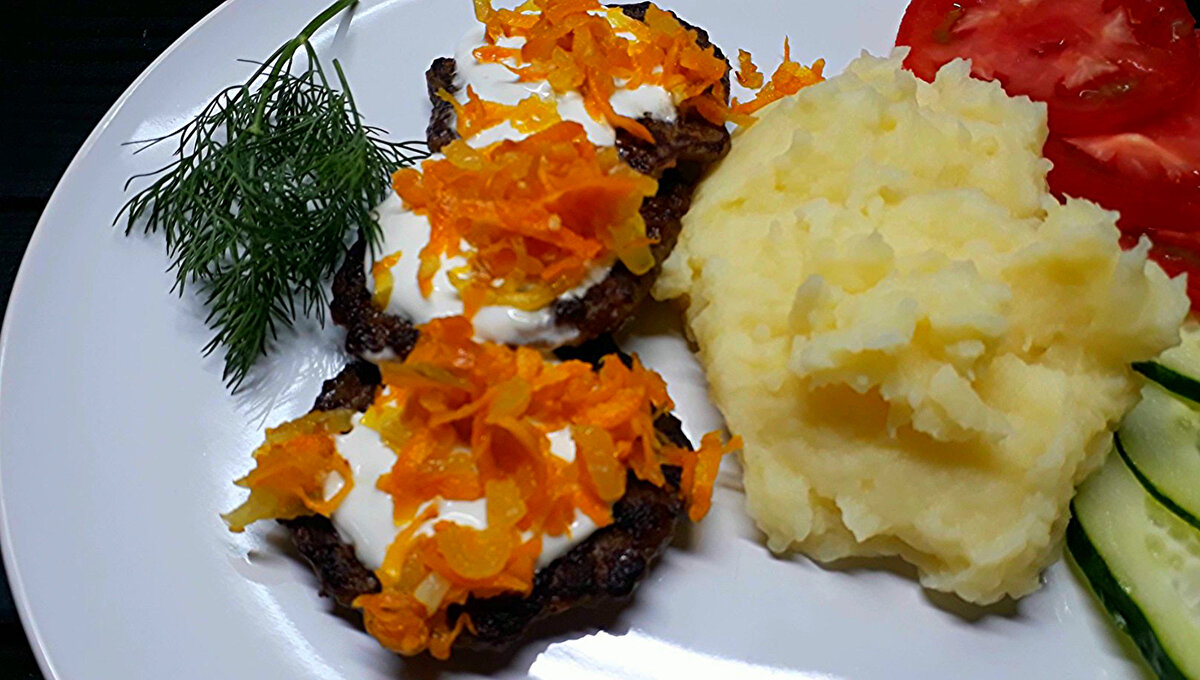 Оладьи из говяжьей печени с луком и морковью - рецепт автора Baiba Bozugo ✈