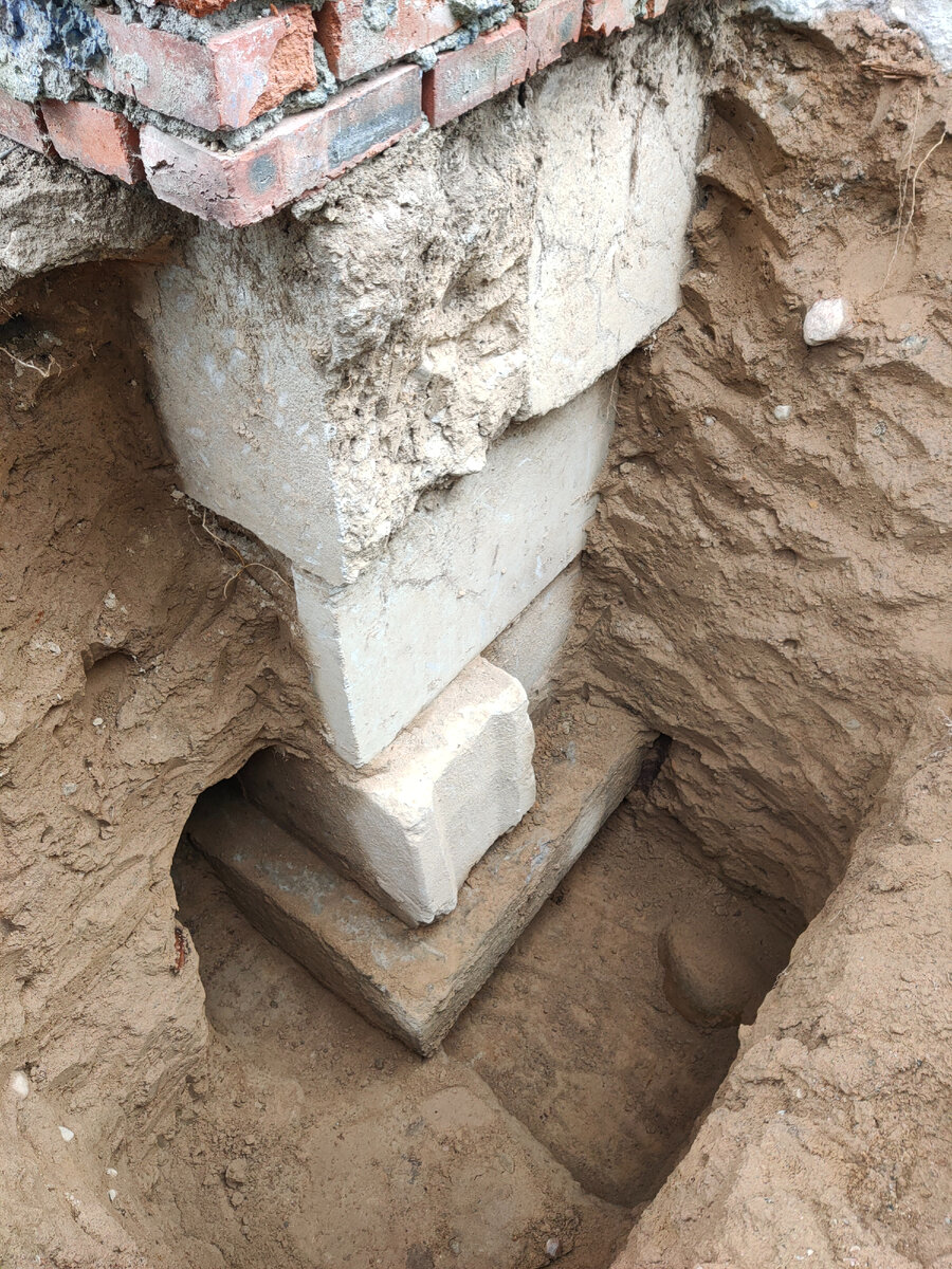 Шурф фундамента фбс. Шурфы для обследования фундамента. Обследование фундаментов. Техническое обследование фундаментов. Инструментальное обследование свай.