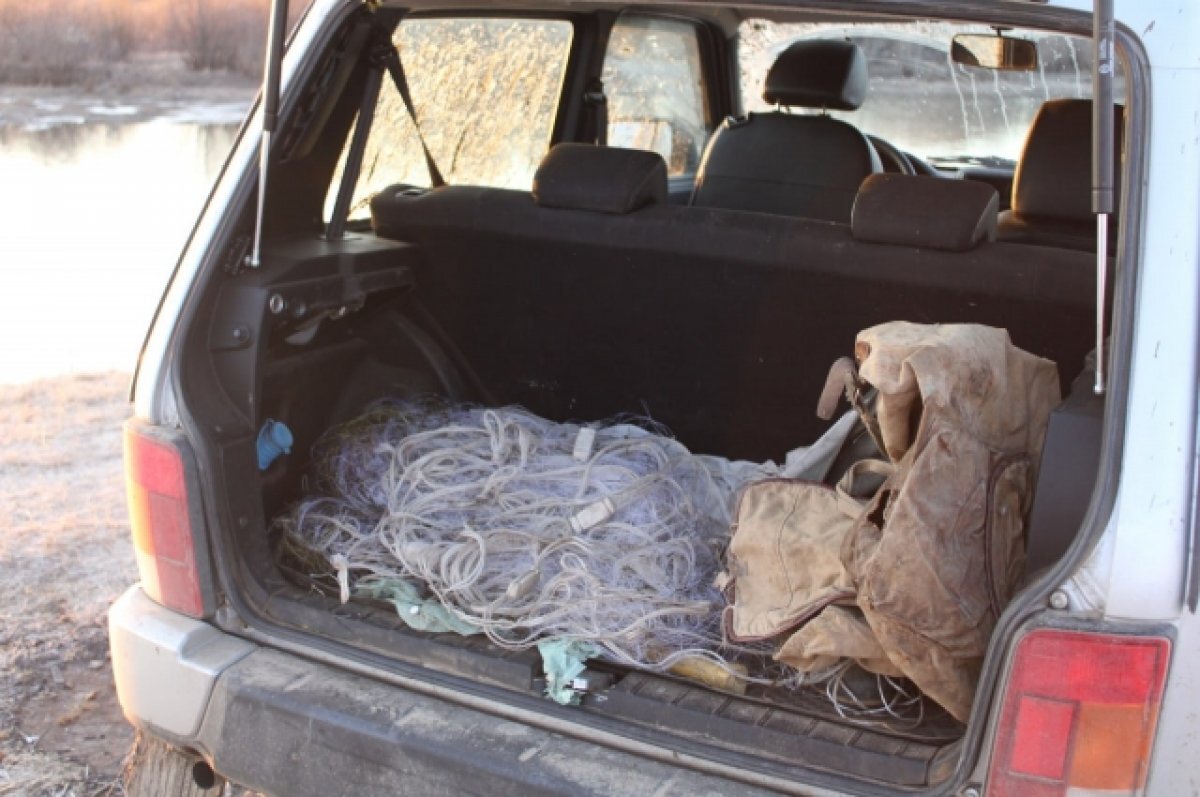    Рыбаку из Забайкалья грозит крупный штраф за ловлю рыбы сетями