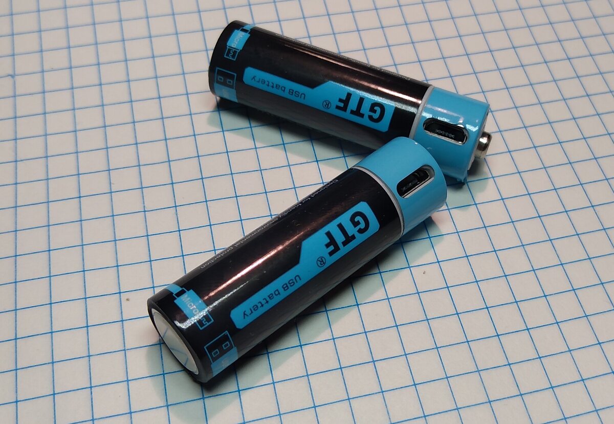 USB-батарейки с декларированной ёмкостью 1500 мА/час