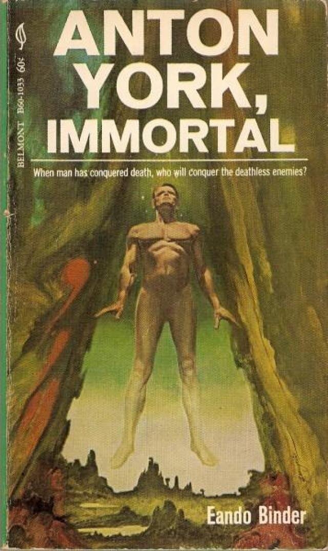 "Антон Йорк, Бессмертный" обложка сборника.