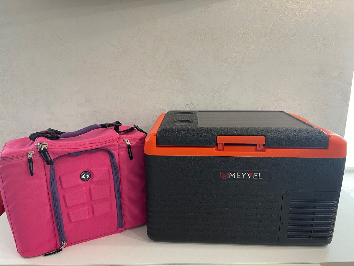 Автохолодильник и термосумка. Фото из личного архива.