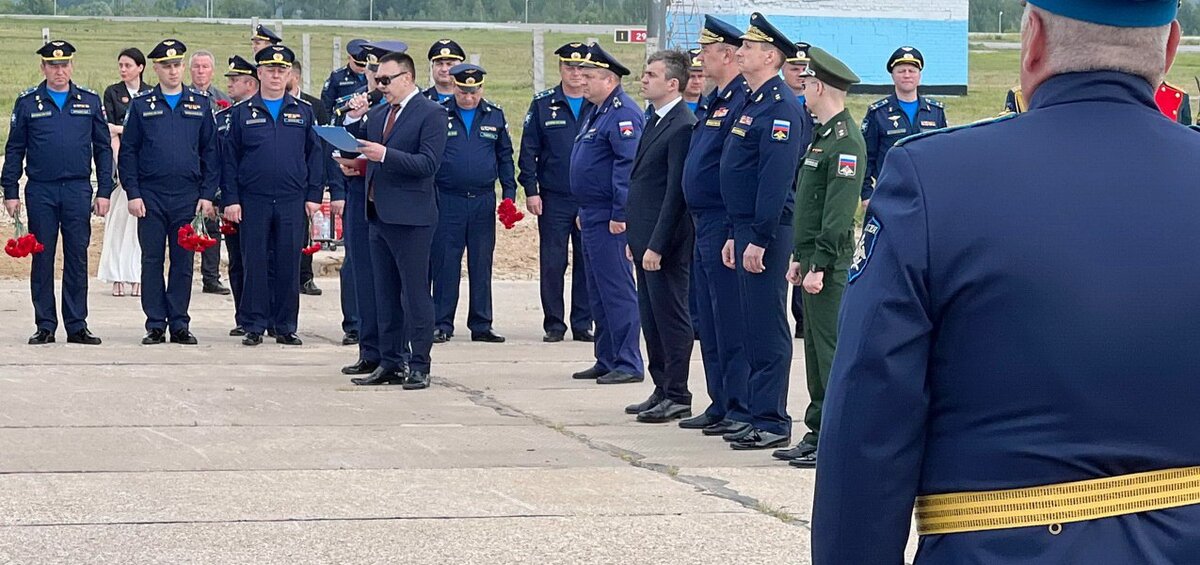 Прощание с павшими лётчиками в Ивановской области