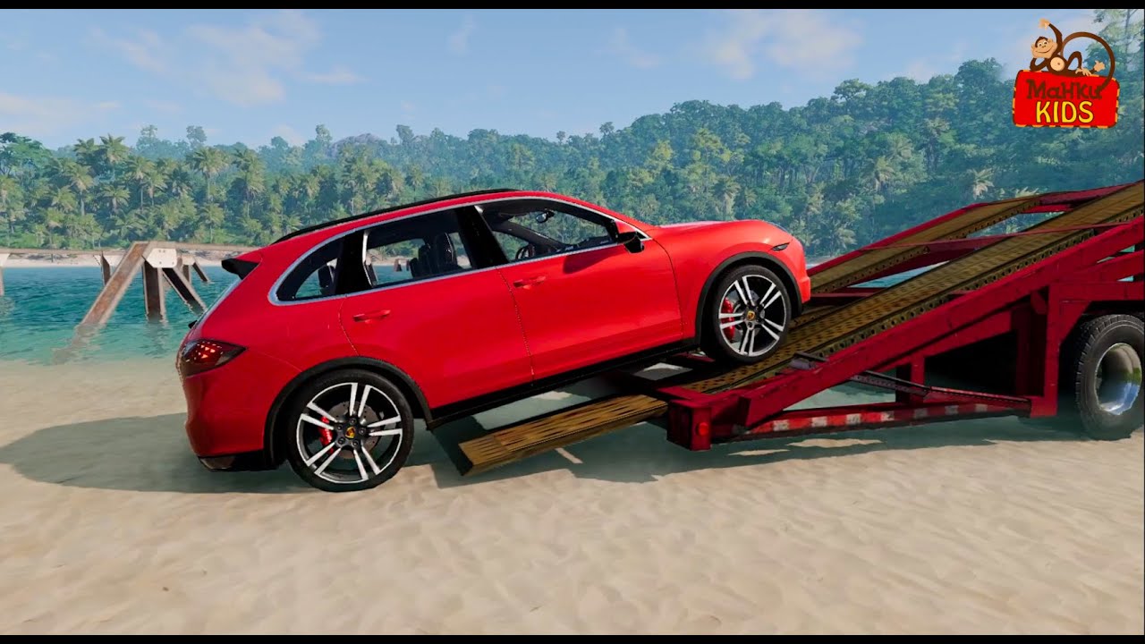 Машины против Воды - BeamNG Drive