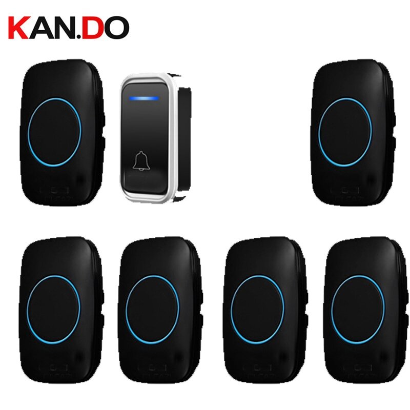 Дверной звонок беспроводной черный