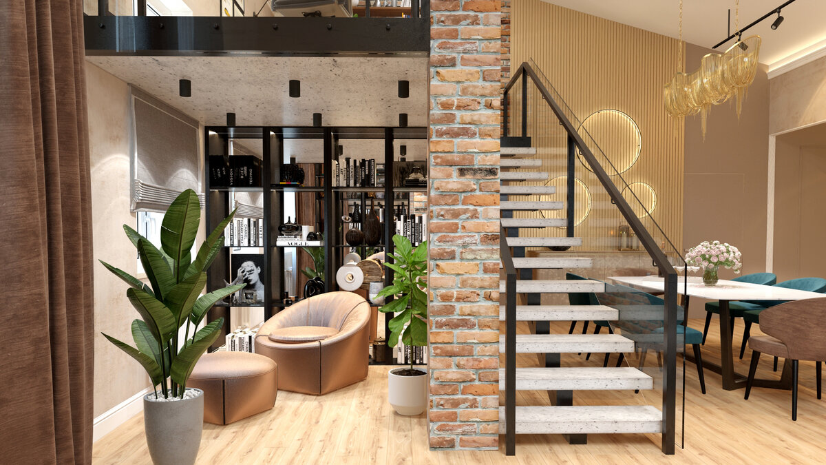 Проект Студии Малина-ПРО. Дизайн коттеджа.