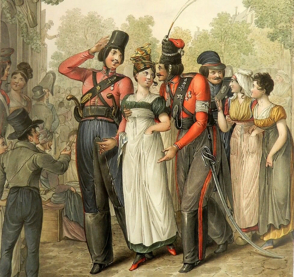 Русские войска в Париже 1814