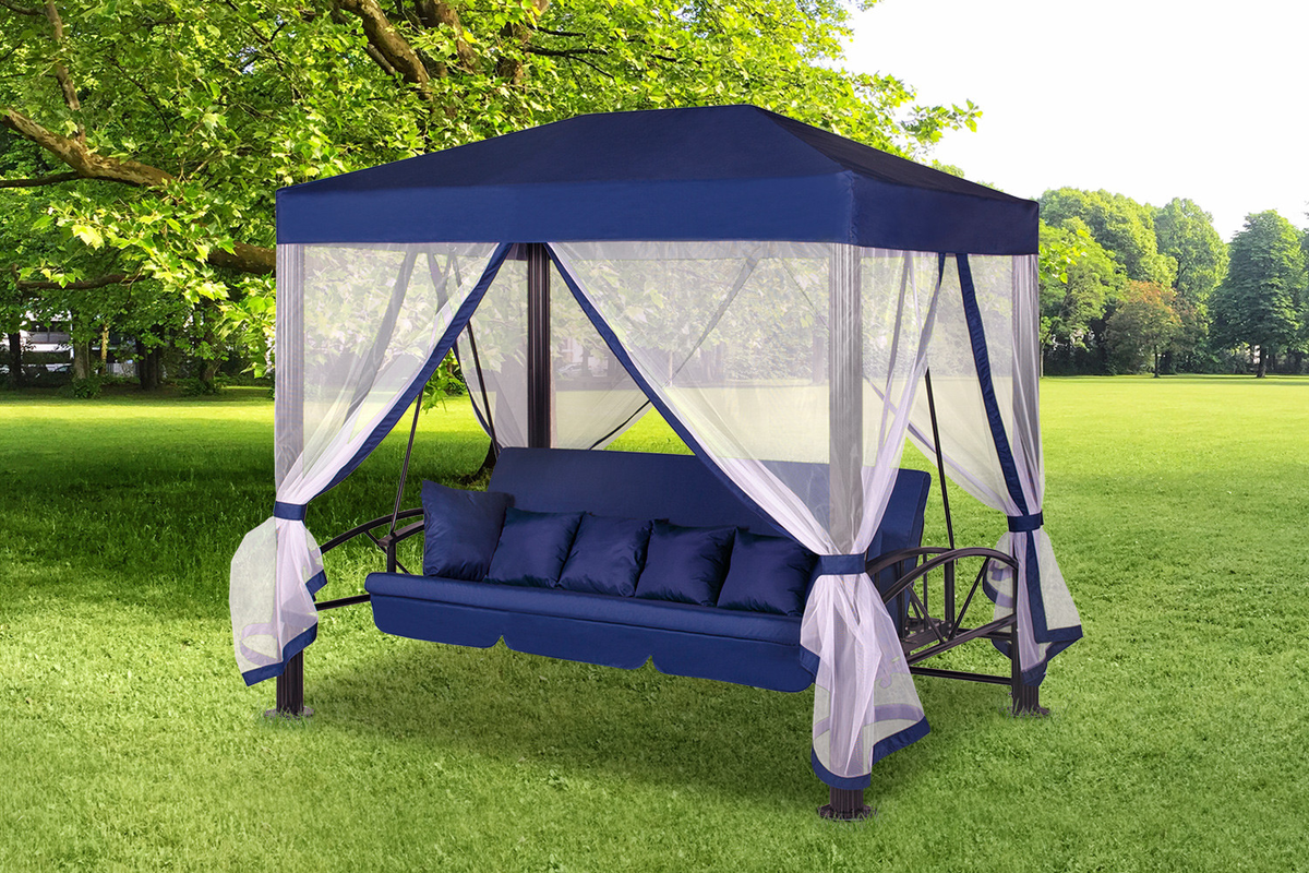 Комплект для качелей-беседки Барселона Синий, 12 999 руб.