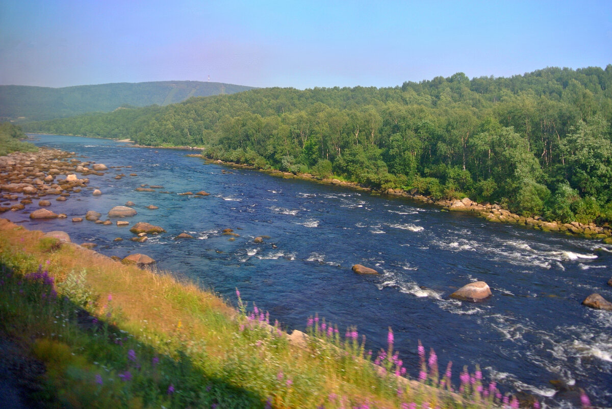 Заполярье, река Кола...