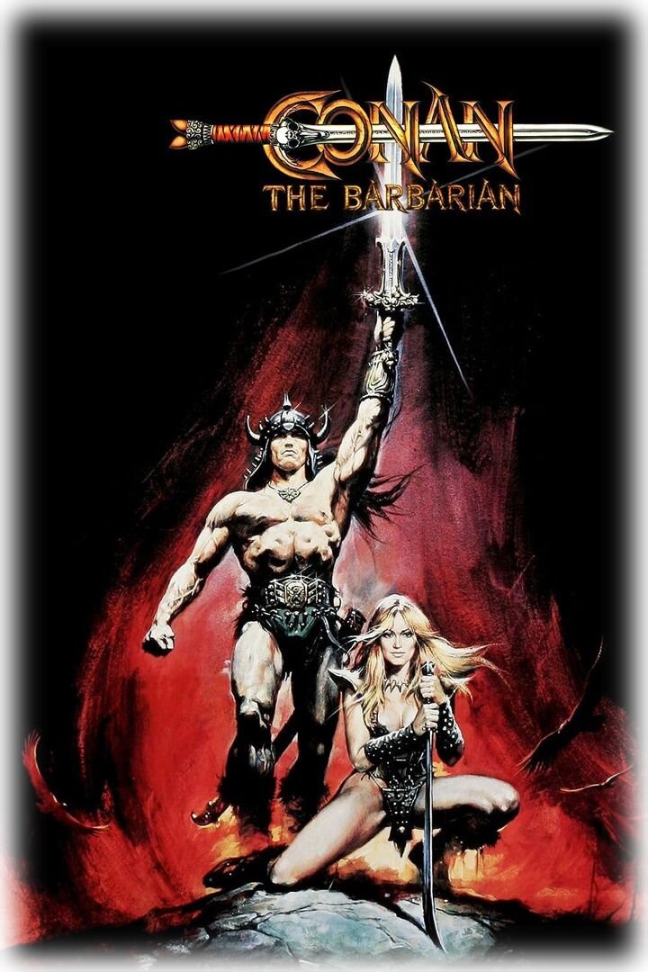 Постер к фильму " Конан - Варвар " ( Conan the Barbarian -1982 )