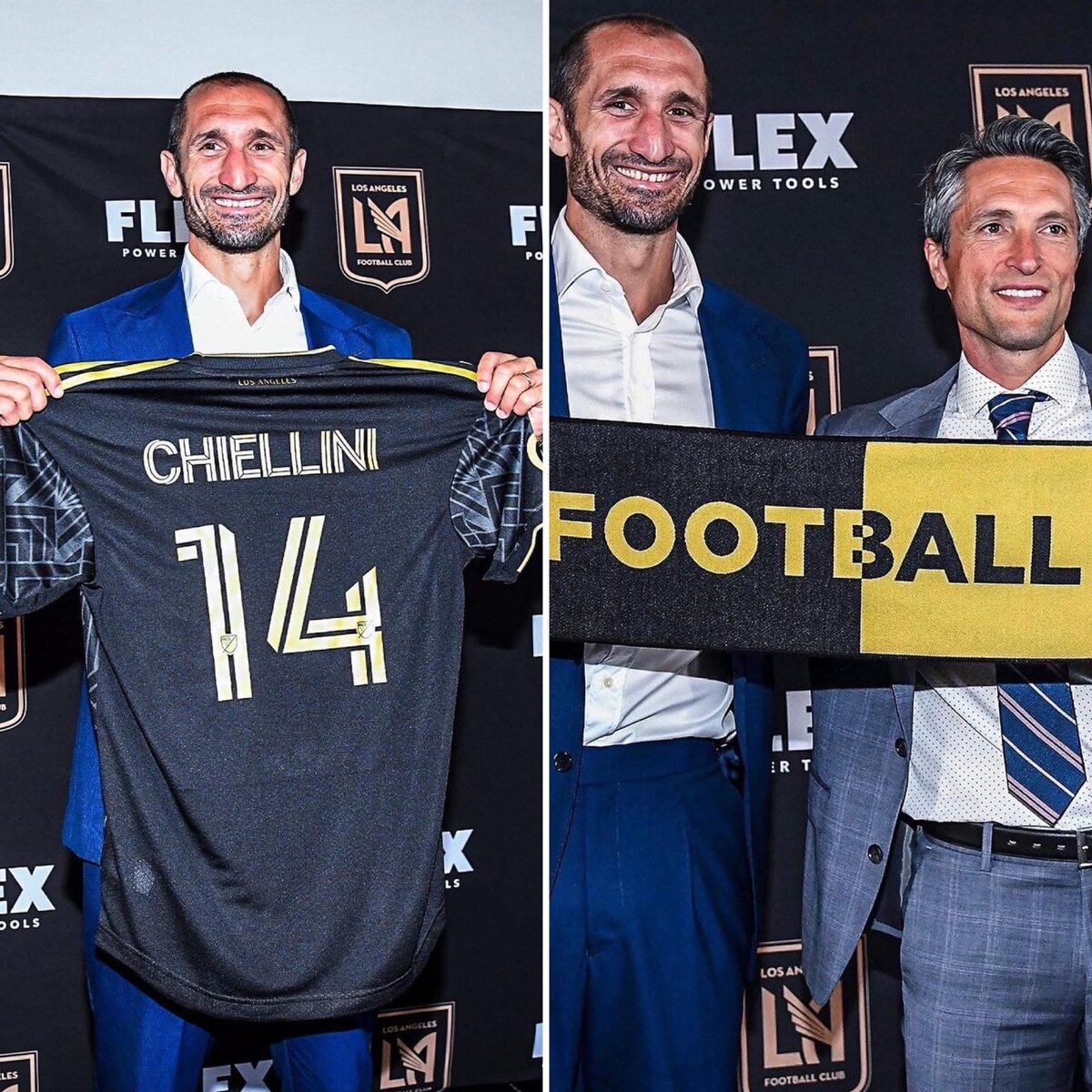 Джорджо Кьеллини был представлен как игрок «Лос-Анджелеса»