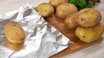 Фаршированный ужина, картофель  отличный вариант для праздничного стола или просто для обеда.