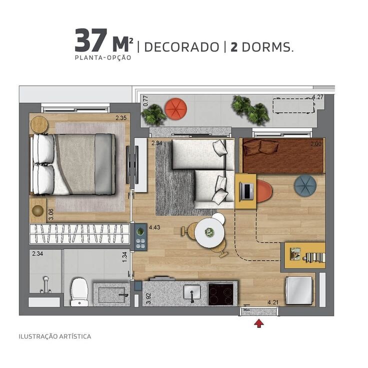 Проект после перепланировки