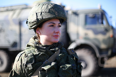    Женщина военнослужащая ©сайт министерства обороны РФ