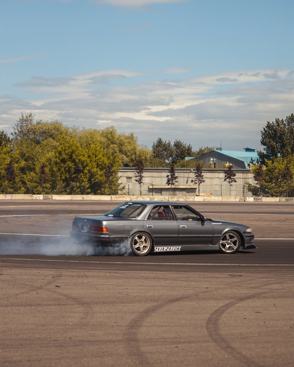 Nissan Silvia S13 и Toyota Mark II JZX81 Дрифт | SvarogovMSK Фотограф | Дзен