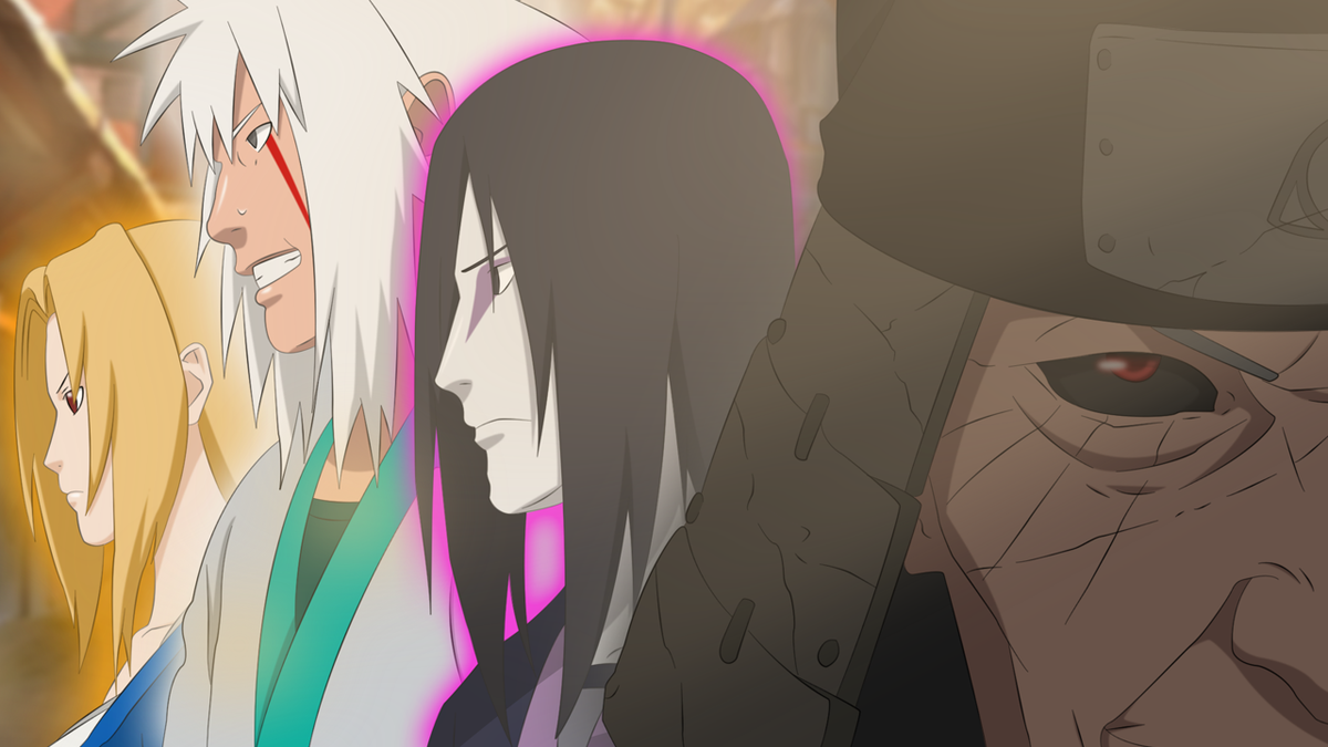 Katagotu [Хирузен, Орочимару, Джирайя, Тсунаде]