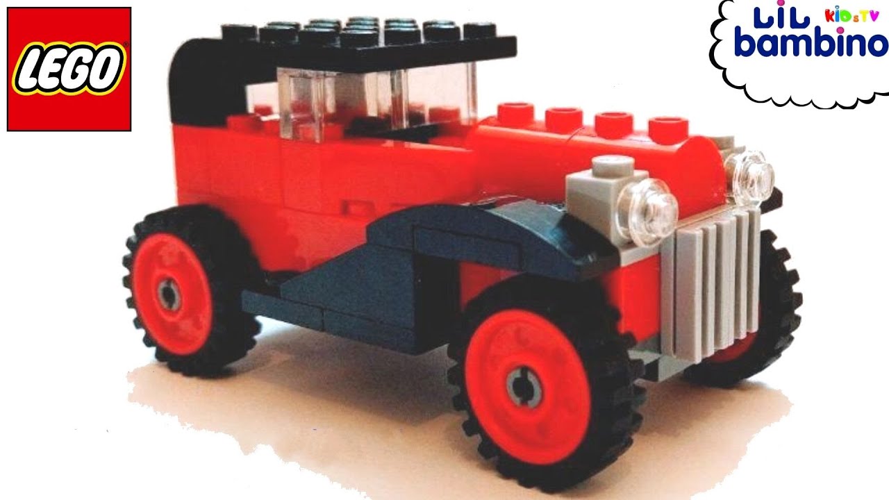 Собираем машинку из Лего классик. Ретро авто. Лего машинки. LEGO Classic  10715.