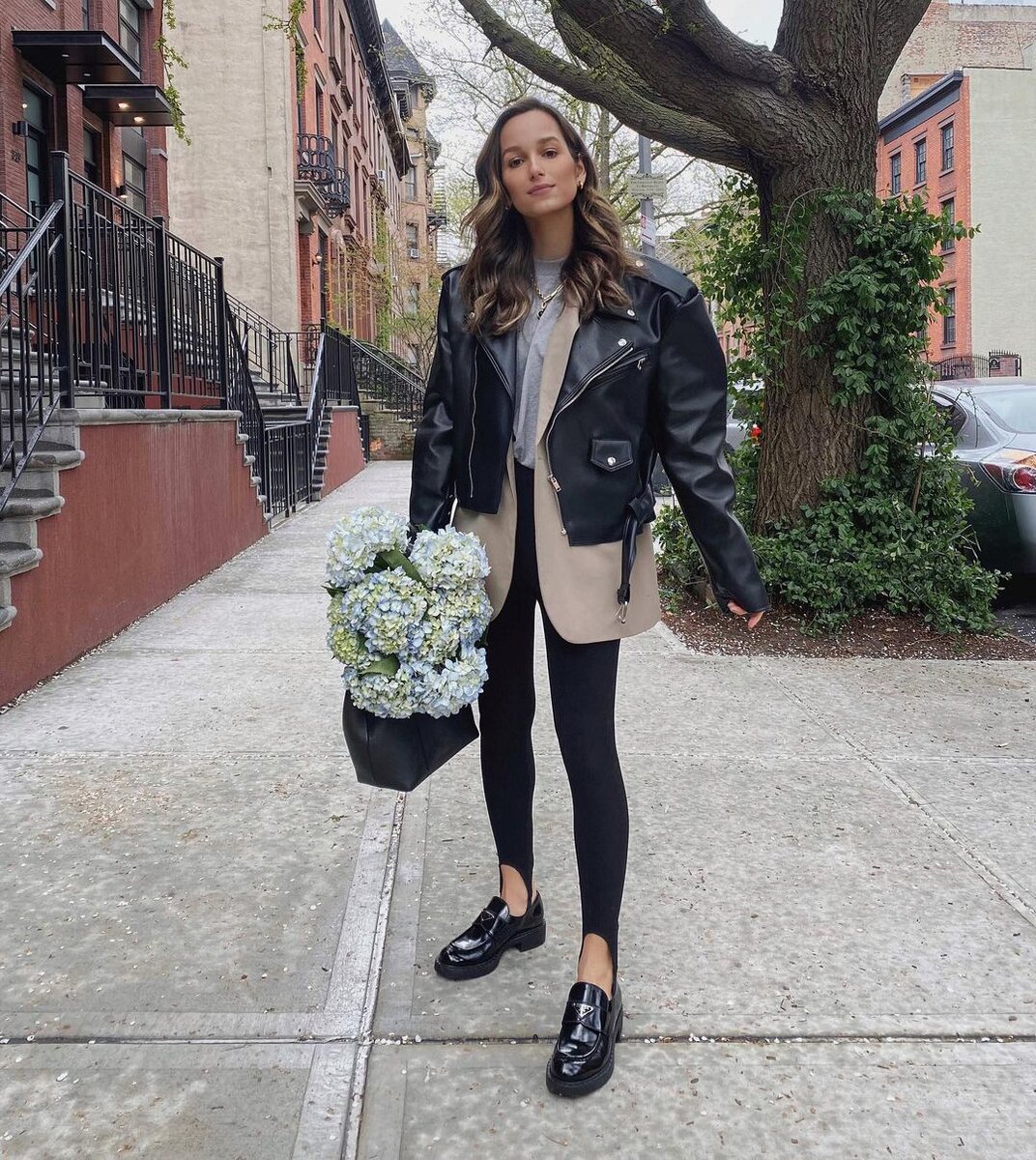    Кожаная куртка + пиджак@rutaenrout