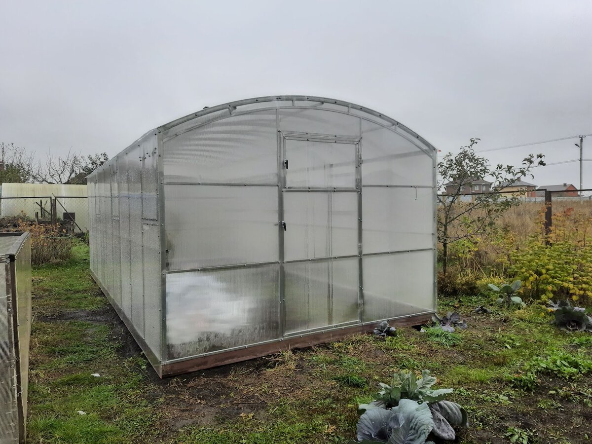 Теплица Прямостенная ПРО, 3 х 6, высота 2,2 м