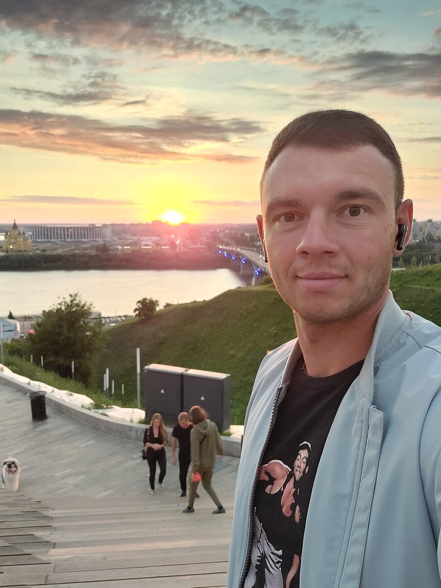 Я на набережной Федоровского в городе Нижний новгород.