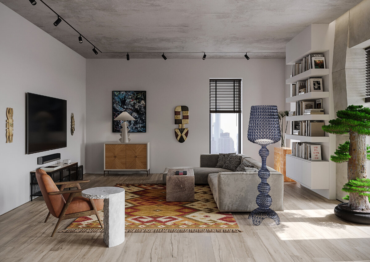 Проект дизайнера Ансара Дорохова с керамогранитом KERRANOVA